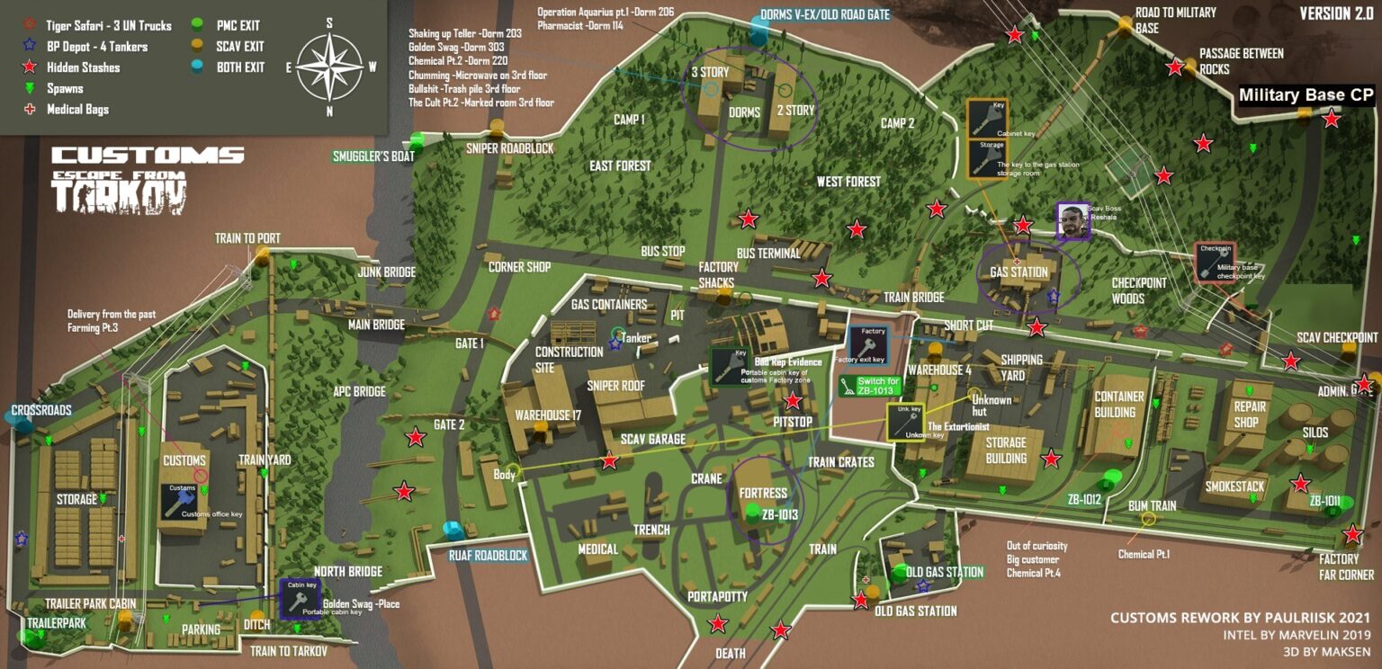 escape from tarkov reserve map loot