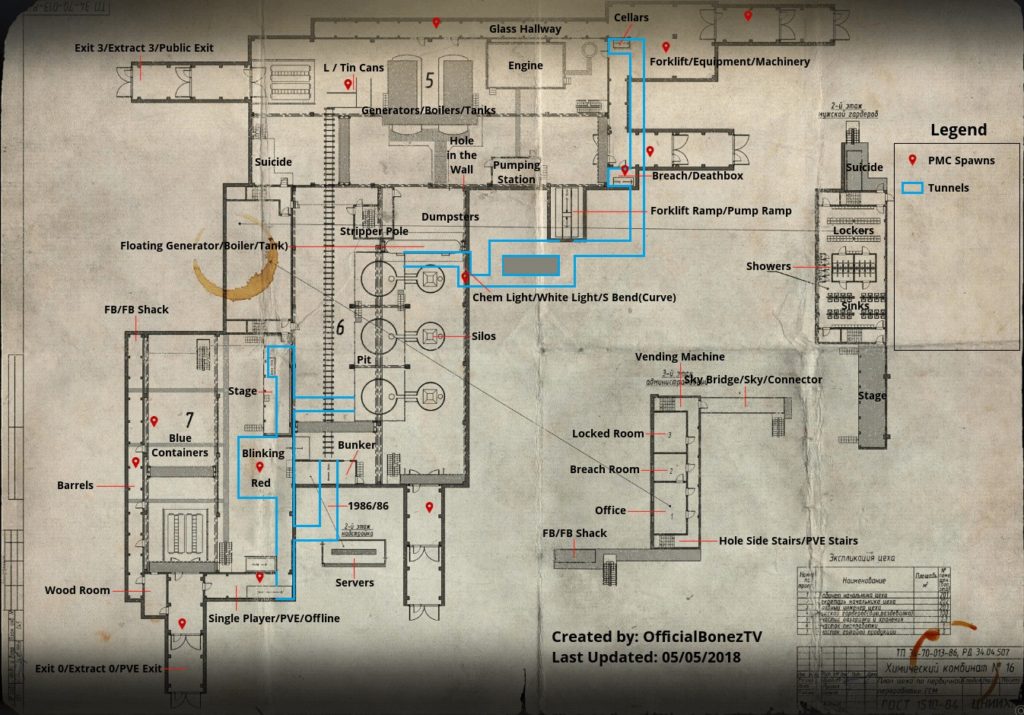 escape from tarkov reserve map extraction points 2021