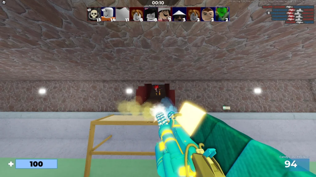 Arsenal Gun Game Roblox Screenshot