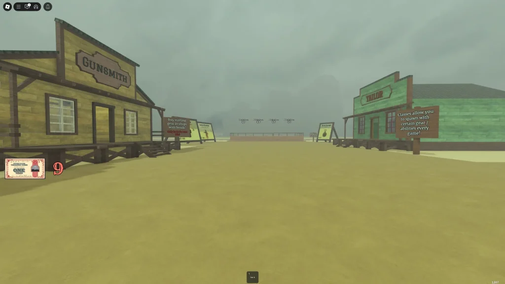 Dead Rails Lobby Screenshot in the Desert