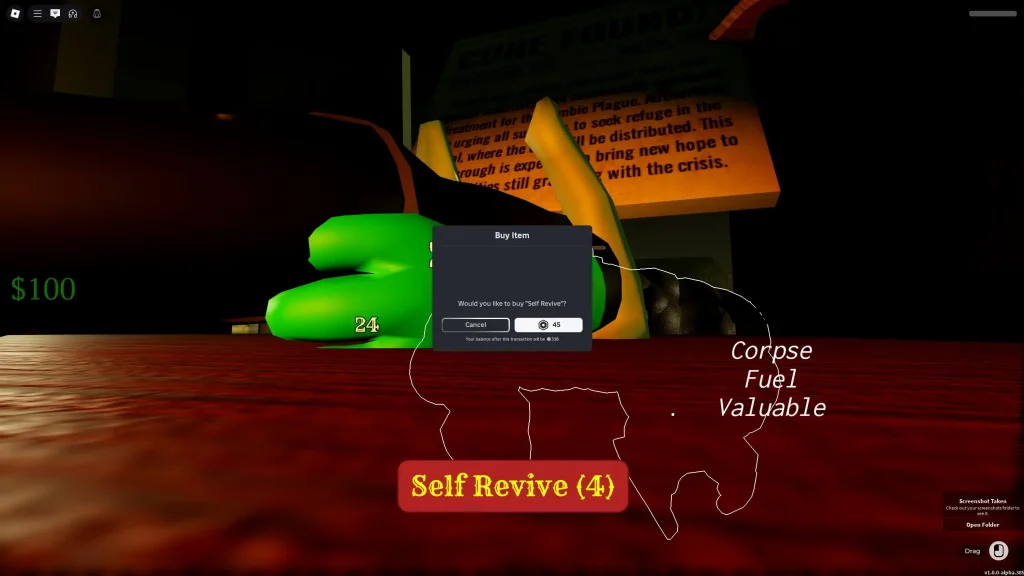 Dead Rails - Self-Revive Robux Cost of 45