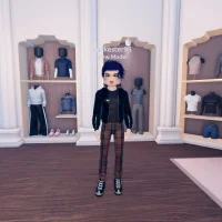 Dress to Impress Screenshot Showing a Punk Guy