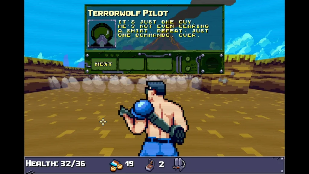 Eye of the Commando - Helicopter Boss Intro