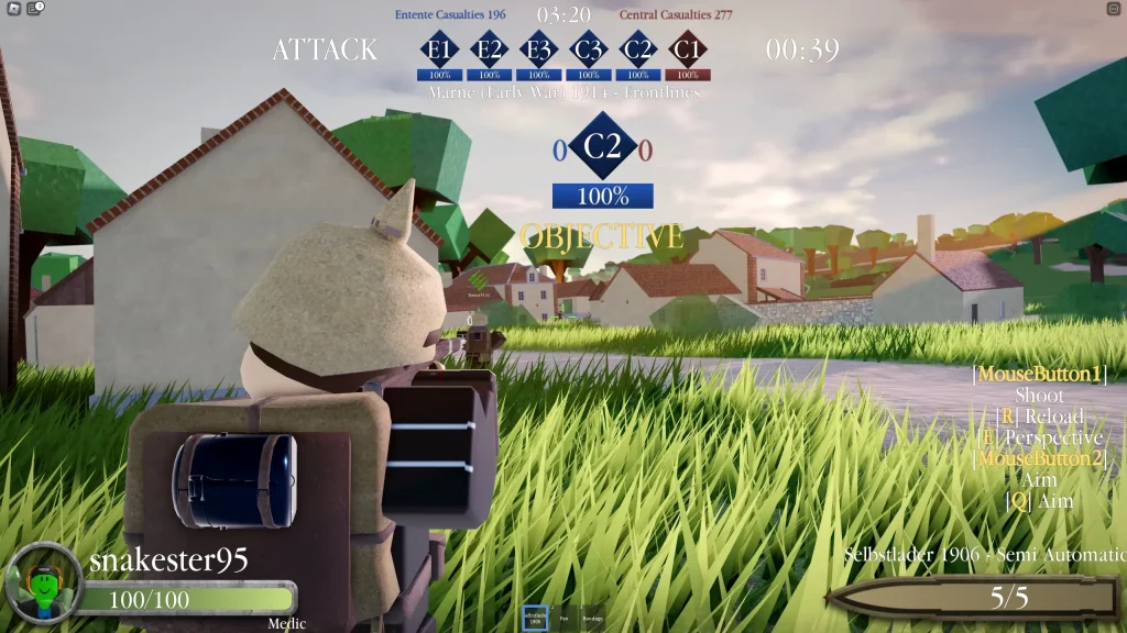 Roblox Entrenched World War Game